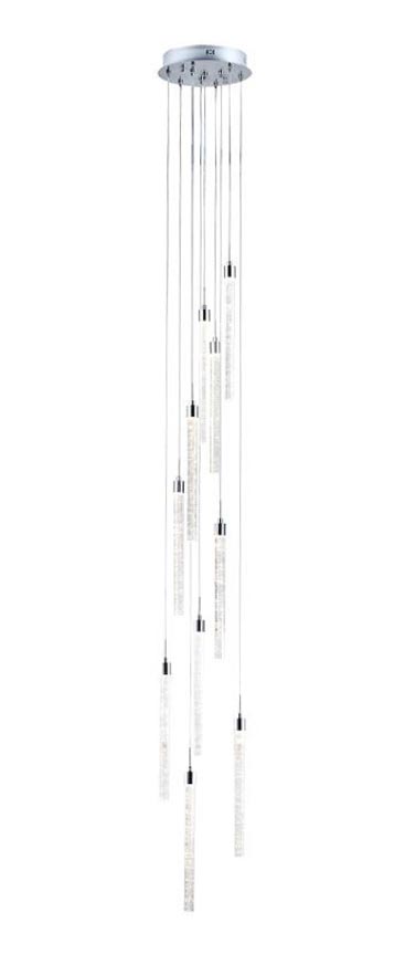 10L Cascade Pendant Chrome